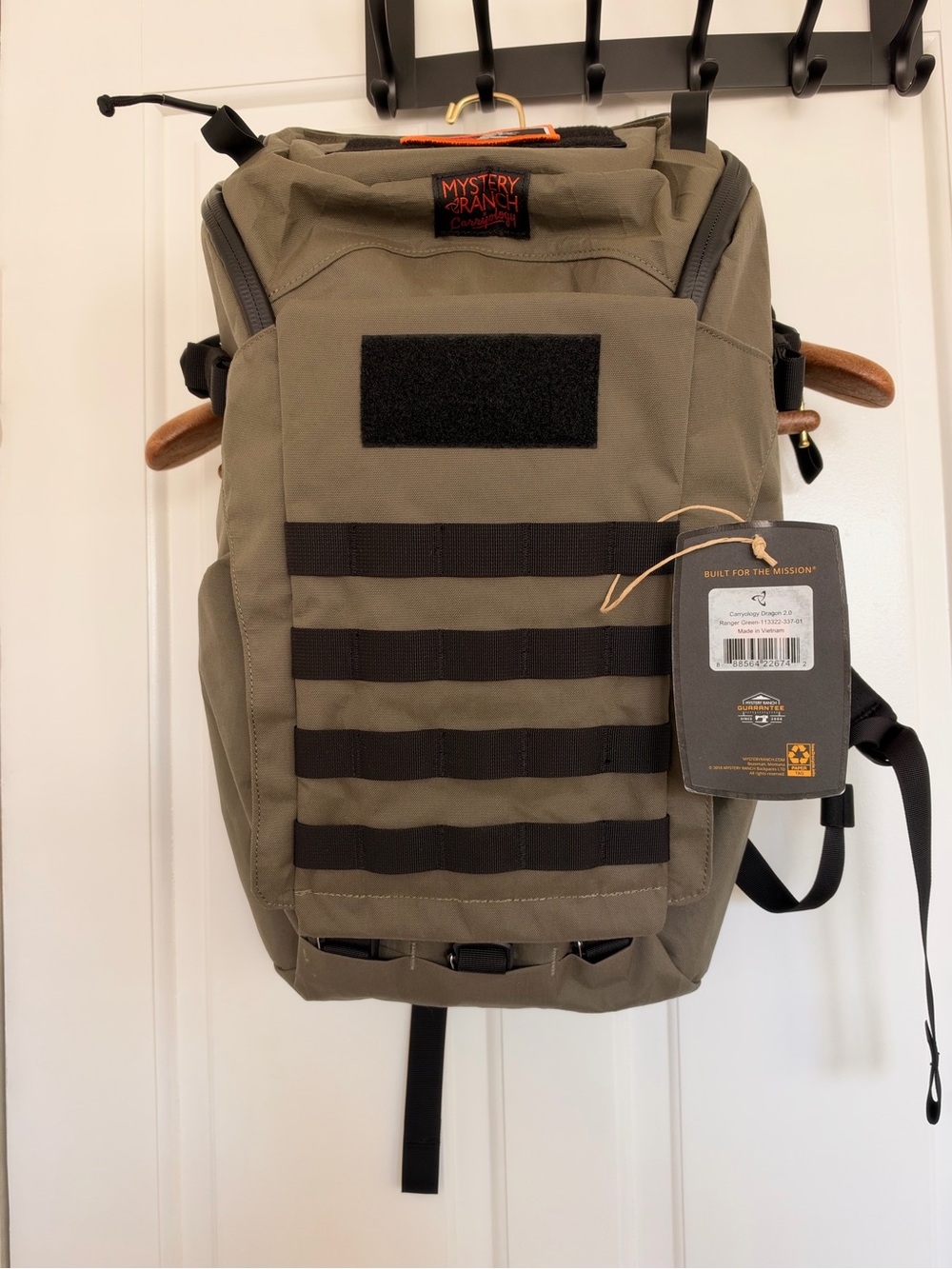 NWT Mystery Ranch Carryology Dragon 2.0 Olive Green Tactical Backpack